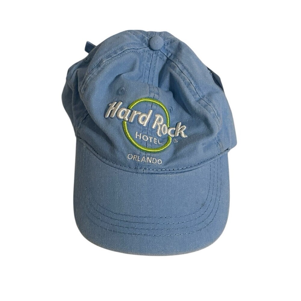 Hard Rock Cafe Atlanta Airy Blue Unisex Adjustable Strap Back 100% Cotton New